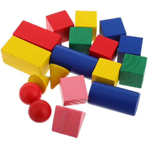 90 Meetkunde Blokken Vormen Kubussen Set 2