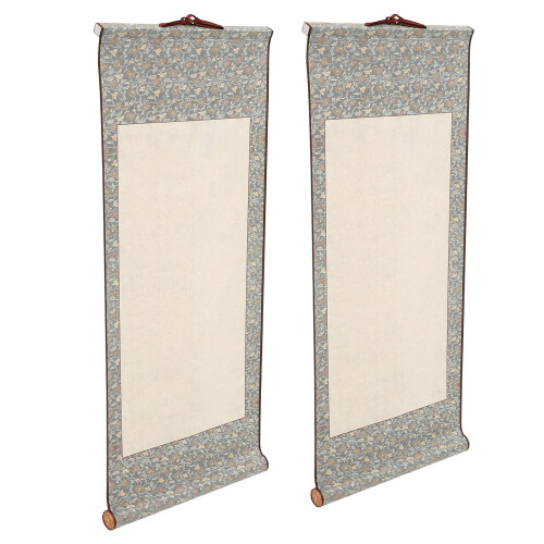 2 Stuks Scroll Papier Quilt Wandscroll Voor Schilderij