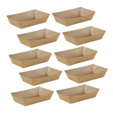 Paper Food Storage Containers 100 Pack - Sturdy Frying Snack Boxes for Chinese Takeaway and Party Snacks