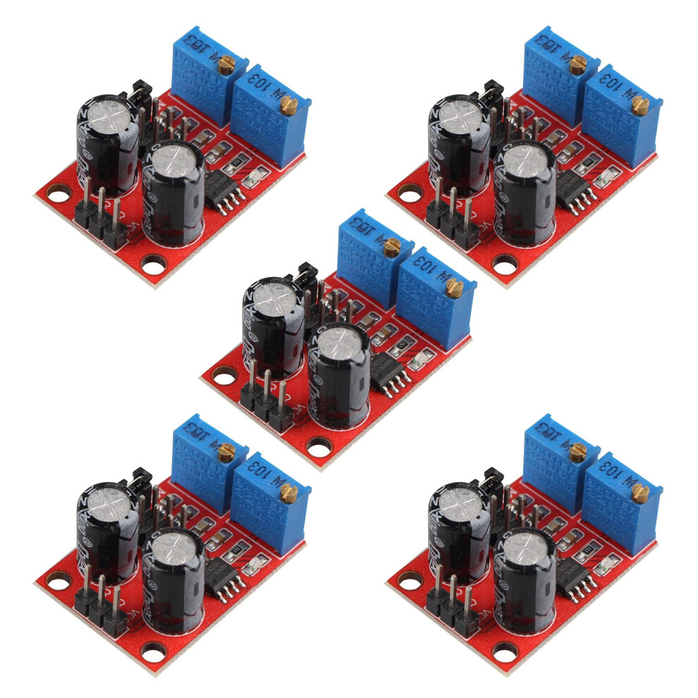 Ne555 5 Pcs Pulse Frequency Duty Cycle Adjustable Module Square Wave Signal Generator For Stepper Motors With Led 9354506481650