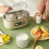 Yoghurt Maker Automatic Mini Rice Wine Machine With 8 Cups 1.7L Capacity LCD Smart Touch Screen DIY Household Use 5