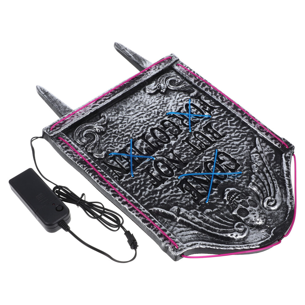 Halloweenowe Nagrobki 15 – ŚWiecąCa Led Dekoracja Z Baterią-image