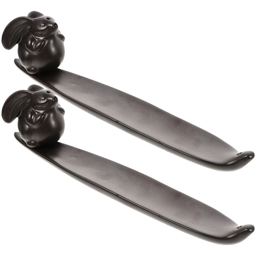 2 Sztuki Ceramiczny Holder Na KadzidłO Z Puszczakiem PopiołU-image