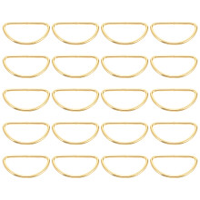 20 Stuks Bagage Tag Ketting Voor Handtas Rugzak Sleutelhanger Goud