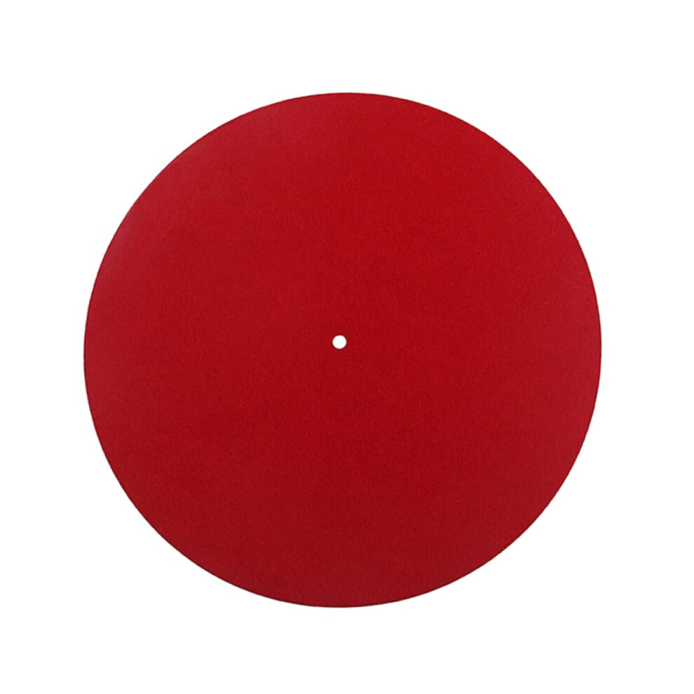 Vinyl Record Weight Stabilizer Turntable Mat For 12-Inch Records Non-Slip Grooves Precision Pad Static Vibration Mat 9354506482350