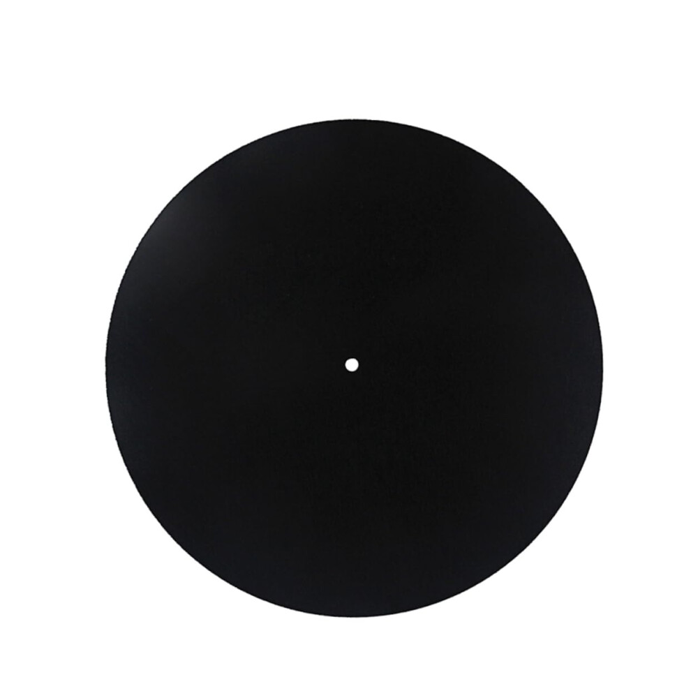 295Mm Turntable Platter Mat Pad Anti-Static Wool Slipmat Vinyl Record Player Vibration Reduction 33/45 Rpm Black 9354506482381