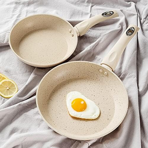 Pans Frying Pan Wok Set 24cm Code 20cm Code Induction Compatible Easy Clean Cookware Pots For Family Home 2