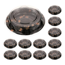 20 stuks wegwerp sushi- en fruitsaladedoosjes met