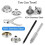 Canvas Snap Kit, Grade Stainless Steel Snaps, with Setting Tool 314PC 3