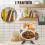 Cookbook Stand for Kitchen Counter, Plate Holder for Display 6