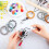 32 PCS Silikon Perlen Ringe 65mm Runde Silikon Ring DIY Schmuck 3