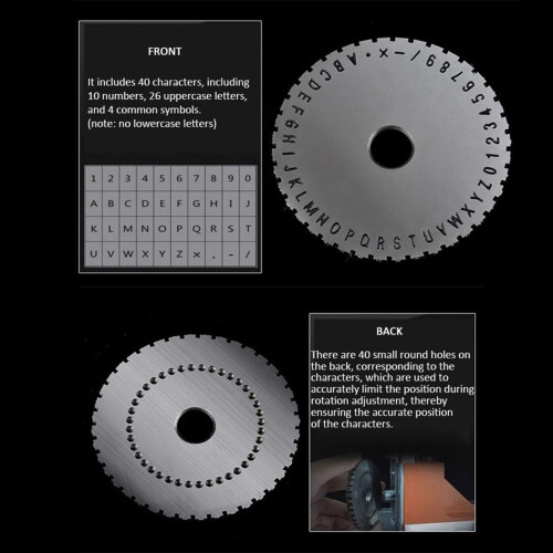 for Nameplate Metal Label Stamping Printer Machine 5mm 2