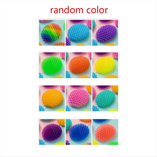 6PCS Worm Big Fidget Toy Worm Unpacking Morphing Worm Six Sided 2