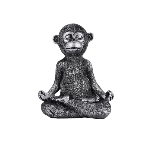 Meditierender Affe Statue Harz Yoga Buddha Figur Home Dekorative 1