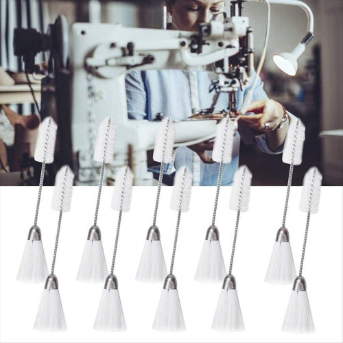10Pcs Sewing Machine Brush Sewing Tools Accessory Lot Double Ended 2