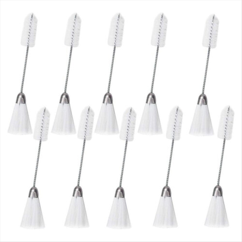 10Pcs Sewing Machine Brush Sewing Tools Accessory Lot Double Ended 1