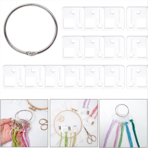 Floss Bobbins Stitches Floss Drop Bobbins Organizer For Cotton 30PCS 2