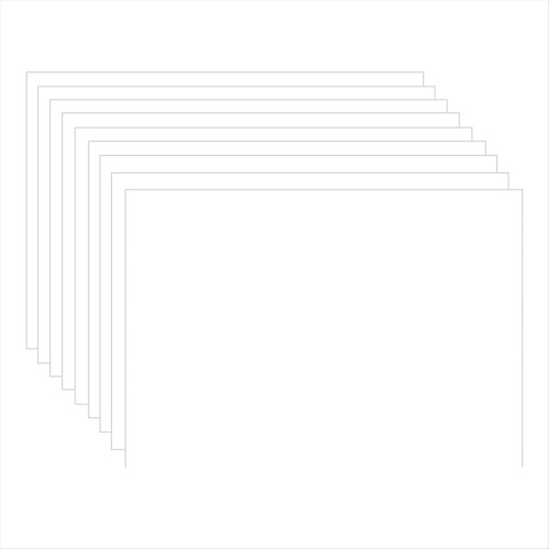 12 Pieces Shrink Papers, Sanded Shrink Plastic Sheets, B 1