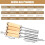 Set Of 4 Wooden Chisel Set, Round, Curved Chisel Set 5