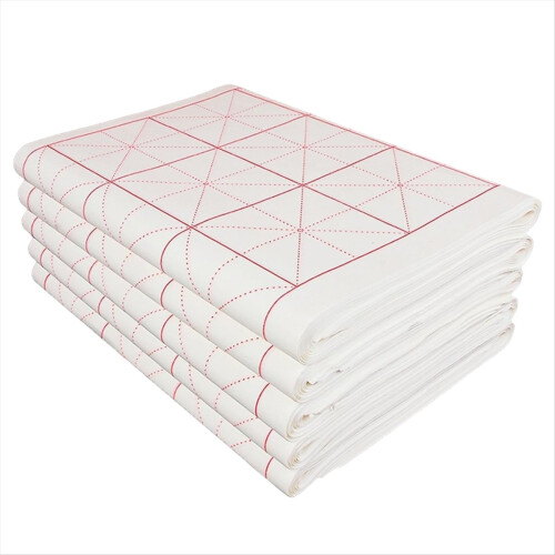 -Paper, Chinese Calligraphy Paper with Grid 100PCS Grid-10cm 1