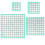 4PCS Square Quilting Ruler (12.5/9.5/6/4.5Inch) Sewing Acrylic Ruler 3