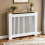 L(152x20x92.5cm) Modern White Radiator Cover 8
