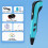 3D Printing Pen for Kids Educational Art Tool Blue 4