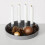 Round Tray with 4 Magnetic Candle Stand 4