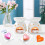150Pack Wax Melt Container 1.3 oz Plastic Wax Melt Set,Heart Shape 4