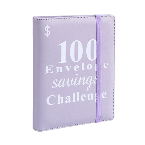 Ordner mit 100 Umschlägen zur Geldspar-Challenge, 2