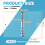 3er-Pack A6 transparente weiche PVC 6 Ringbuchhülle transparenter Ordner 3