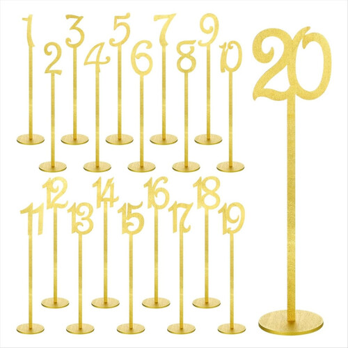 20 Pcs Table Numbers Wedding Table Numbers Wood Table Numbers 1