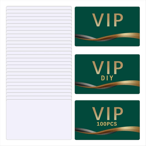 100 Pcs Sublimation Business Card Blanks 1