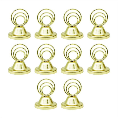 Topfdeckel-Notizhalter, Tischnummernhalter, Sitzkartenhalter (Gold) 1