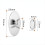 3PCS Bathroom Punch-Free Wall Mounted Soap Shelf Drain Rack Hook 3