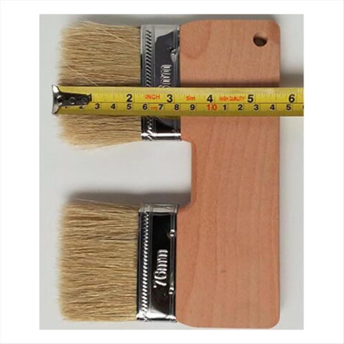 Kunst-Wandmalerei, Doppelpinsel, 1 Stück 2