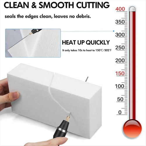 Foam Cutter Hot Wire Knife Foam Cutter Tool Set EU Plug 2