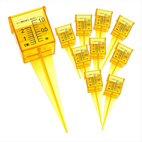 20PCS Regenmesser Wiederverwendbare Garten Wassermesser Sprinkler 2