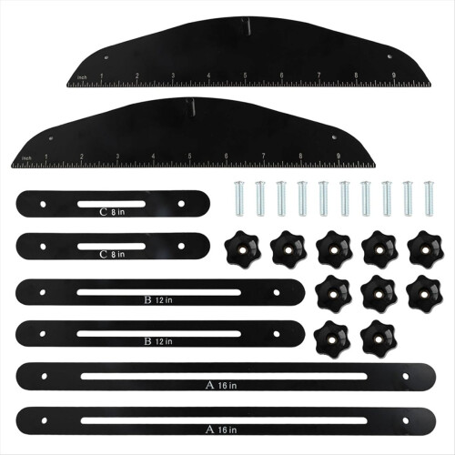 Treppenstufen-Messschablonenwerkzeug, Treppenmesslineal-Set 1