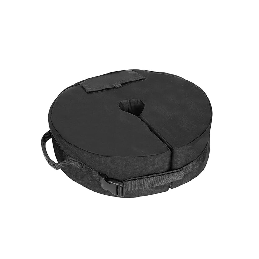 Samuel Alexander 40Kg Heavy Duty Round Garden Patio Parasol Umbrella Refillable Base Weight Bag Black