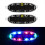 2PC Solar LED Warnleuchte Auto Wireless Flash Licht Blinklicht 3