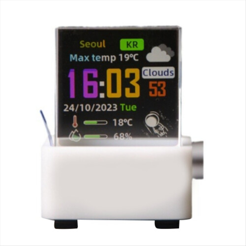 mit GIF-Animationsalbum GIFTV Smart Weather Display Clock 1