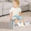 Step Stool for Kids Dinosaur Foldable Step Stool with Back Support 3