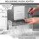 Hand Crank Paper Shredder Mini Document Paper Cutting Tool Black 6