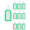 Luggage Tags Suitcase Identifier Label Accessories - green 4