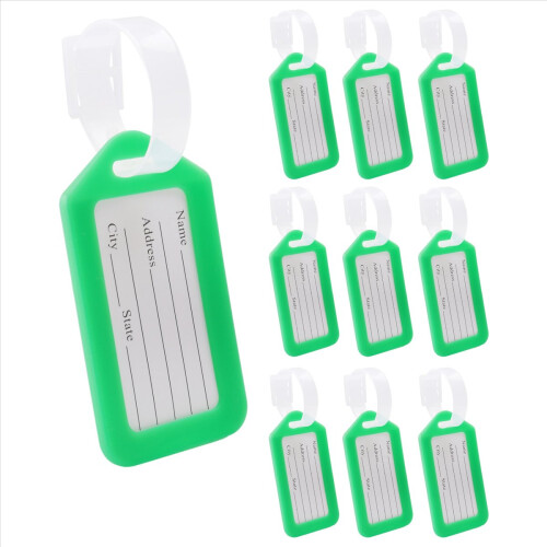 Luggage Tags Suitcase Identifier Label Accessories - green 2