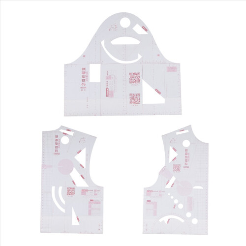 1:1 Mode-Stoff-Design-Lineal, Zuschneideform, Lehr-Prototyp-Lineal 2