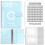 100 Envelopes Money Saving Challenge, Money Saving Binder,(Blue) 3