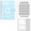 100 Envelopes Money Saving Challenge, Money Saving Binder,(Blue) 2