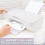 100Pack Vellum Jackets for 5x7 Invitations,Pre Folded Vellum Wraps 4